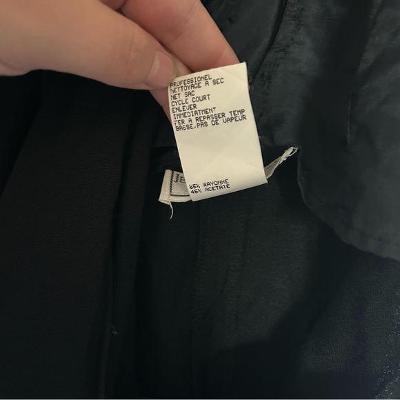 Little Black Dress Sheath Cocktail Party Floral Applique VTG Vintage Gunne Sax‎ - Picture 10 of 10